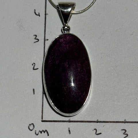 Pendentif Purpurite (Monture Argent)