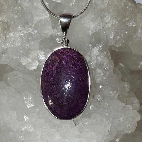 Pendentif Purpurite (Monture Argent)