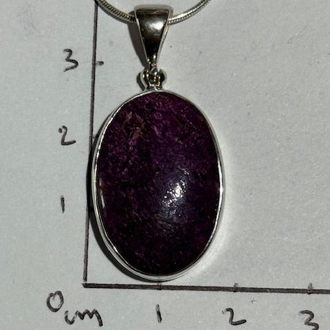 Pendentif Purpurite (Monture Argent)