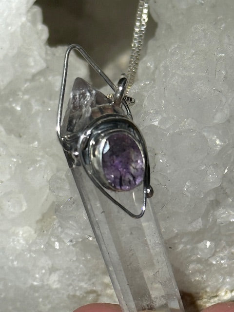 Pendentif Quartz Vogel & Super Seven