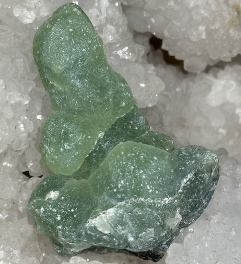 Préhnite sur Epidote