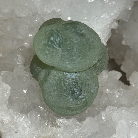 Préhnite sur Epidote