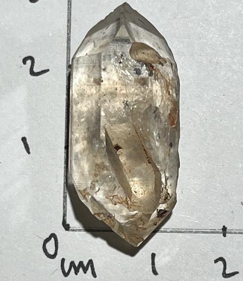 Quartz Lémurien Tangérine avec inclusions d'Anthraxonite