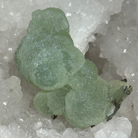 Préhnite sur Epidote