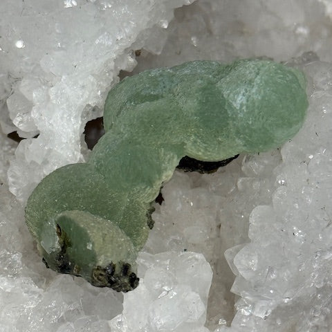 Préhnite sur Epidote