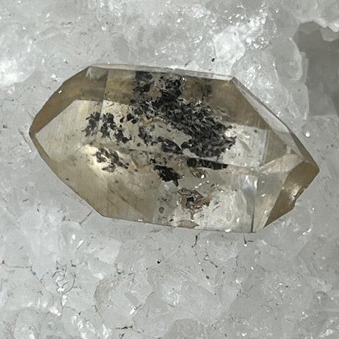 Quartz Lémurien Tangérine avec inclusions d'Anthraxonite