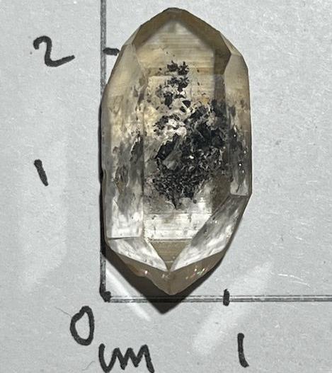 Quartz Lémurien Tangérine avec inclusions d'Anthraxonite