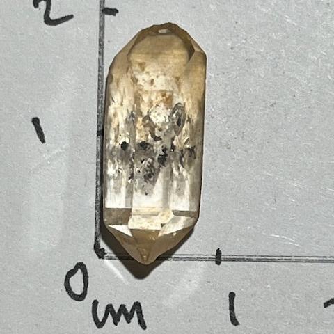 Quartz Lémurien Tangérine avec inclusions d'Anthraxonite