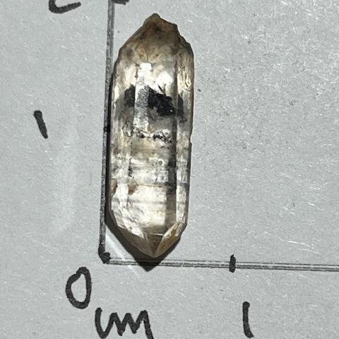 Quartz Lémurien Tangérine avec inclusions d'Anthraxonite