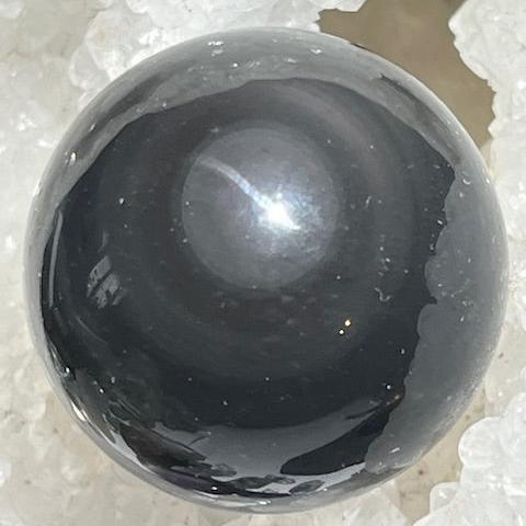 Sphère Obsidienne Arc en Ciel Œil Céleste