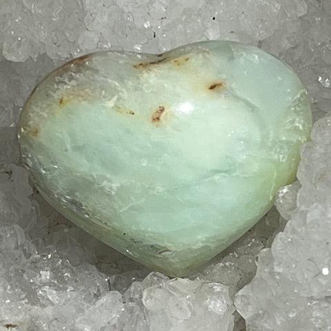 Coeur Chrysoprase OASIS DE CRISTAL