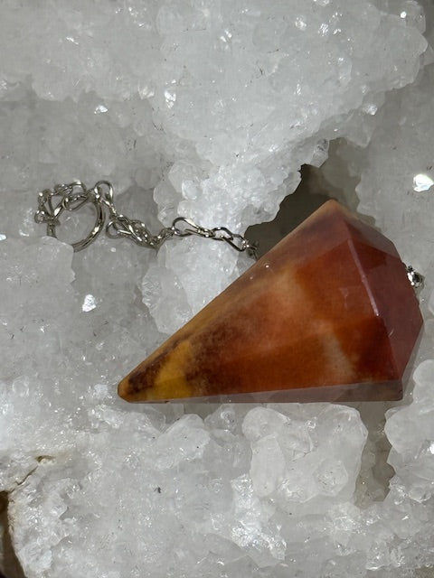 Quartz Rooster Tail Pendulum (Amphibolia)