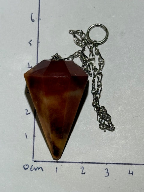 Quartz Rooster Tail Pendulum (Amphibolia)