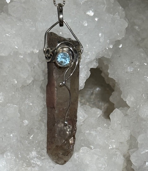 Quartz Queue de Coq (Amphibole)