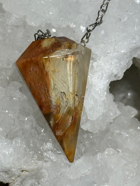 Pendule Quartz Queue de Coq (Amphibole)