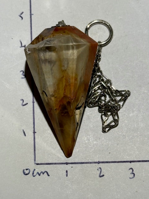Pendule Quartz Queue de Coq (Amphibole)