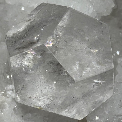 Dodécaèdre en Quartz Lémurien