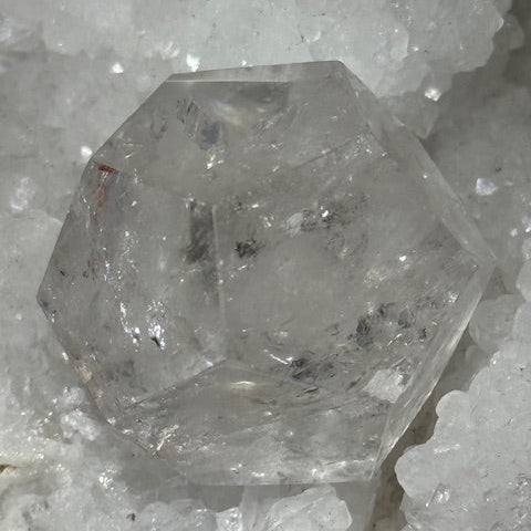 Dodécaèdre en Quartz Lémurien