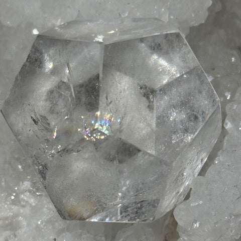 Dodécaèdre en Quartz Lémurien