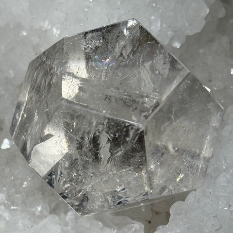 Dodécaèdre en Quartz Lémurien