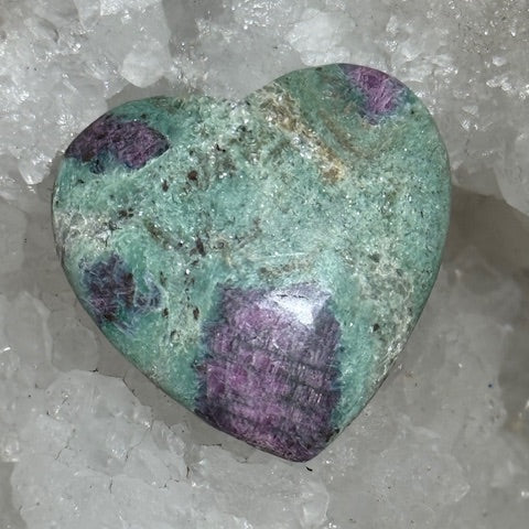 Coeur Rubis sur Fuschite