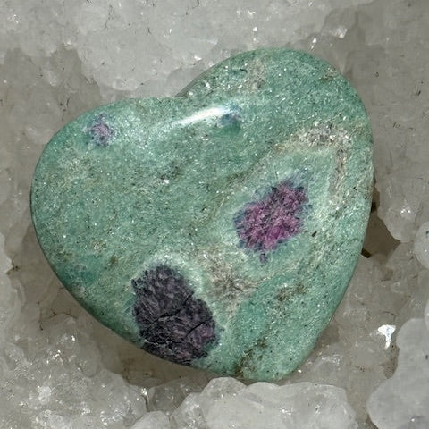 Coeur Rubis sur Fuschite