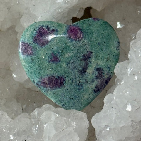 Coeur Rubis sur Fuschite