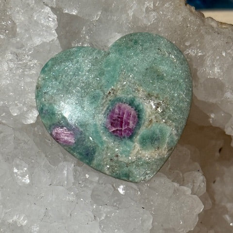 Coeur Rubis sur Fuschite