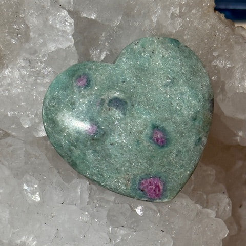 Coeur Rubis sur Fuschite