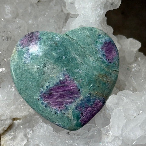 Coeur Rubis sur Fuschite