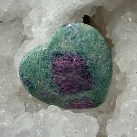 Coeur Rubis sur Fuschite