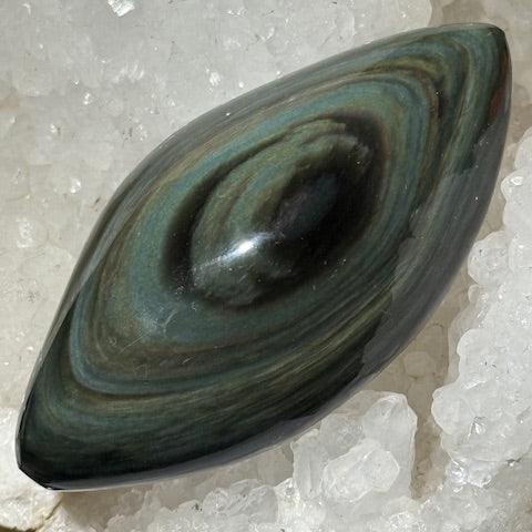 Obsidienne Manta Huichol Œil Céleste