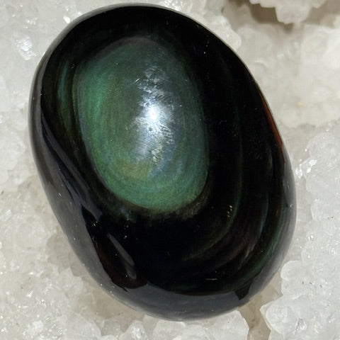 Huichol Manta Obsidian Celestial Eye