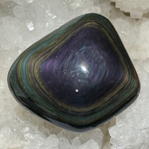 Obsidienne Manta Huichol Œil Céleste