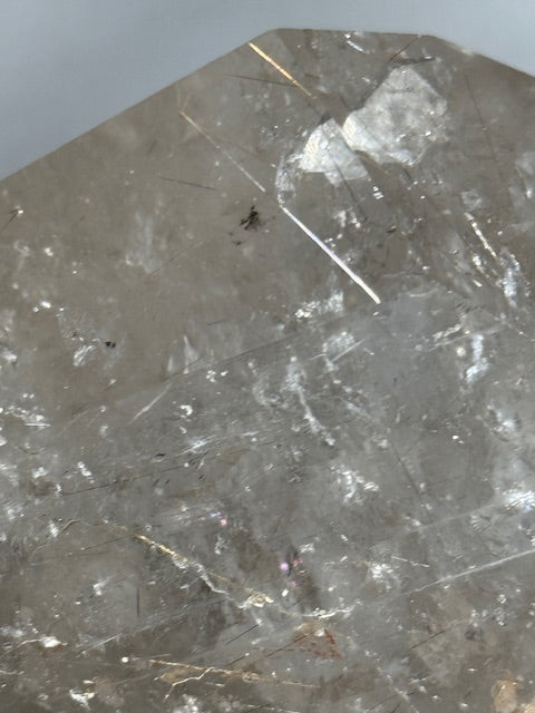 Quartz Lémurien Frappé par la Foudre – Manifestation / Temporel / Rutilé SPÉCIMEN RARE