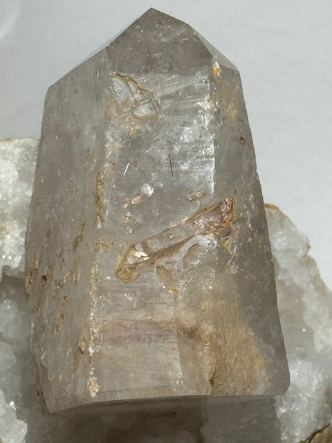 Quartz Lémurien Frappé par la Foudre – Manifestation / Temporel / Rutilé SPÉCIMEN RARE