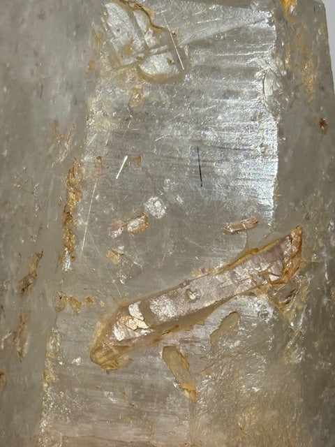 Quartz Lémurien Frappé par la Foudre – Manifestation / Temporel / Rutilé SPÉCIMEN RARE