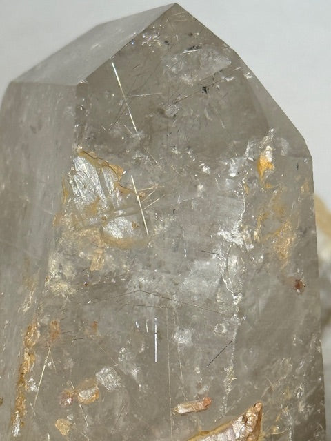 Quartz Lémurien Frappé par la Foudre – Manifestation / Temporel / Rutilé SPÉCIMEN RARE