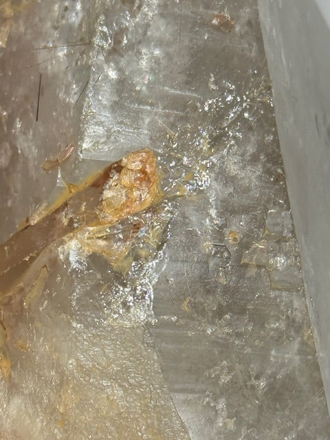 Quartz Lémurien Frappé par la Foudre – Manifestation / Temporel / Rutilé SPÉCIMEN RARE