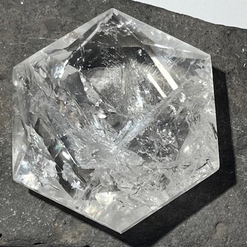 Sceau de Salomon en Quartz Lémurien 