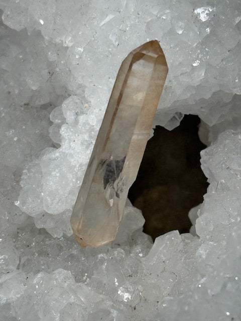 Tangerine Lemurian Quartz