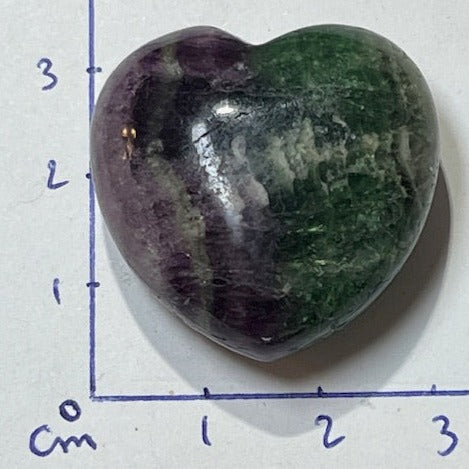 Coeur Fluorite Arc en Ciel