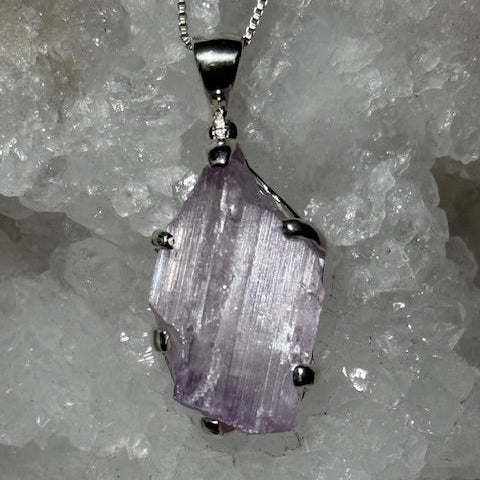 Pendentif Kunzite(Monture Argent)
