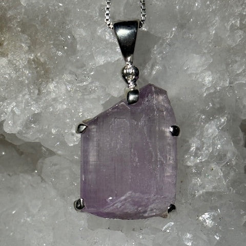 Pendentif Kunzite(Monture Argent)