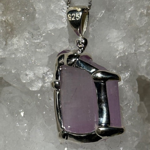 Pendentif Kunzite(Monture Argent)
