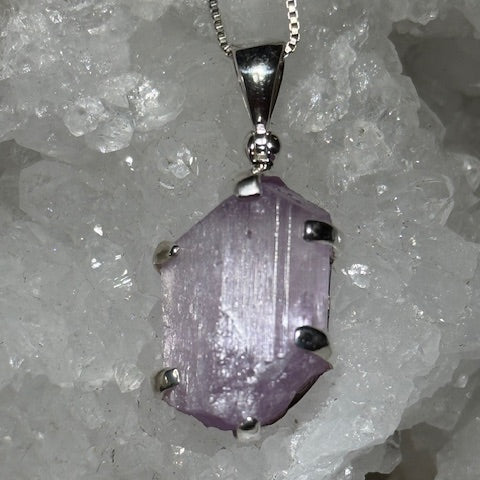 Pendentif Kunzite(Monture Argent)