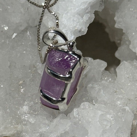 Pendentif Kunzite(Monture Argent)