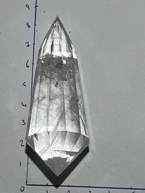 Quartz Vogel 12 FACES in Lemurian Quartz