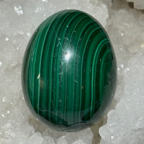 oeuf Malachite oasis de cristal 