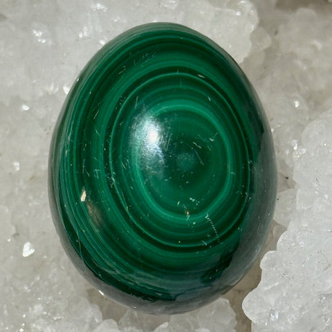 oeuf Malachite oasis de cristal 